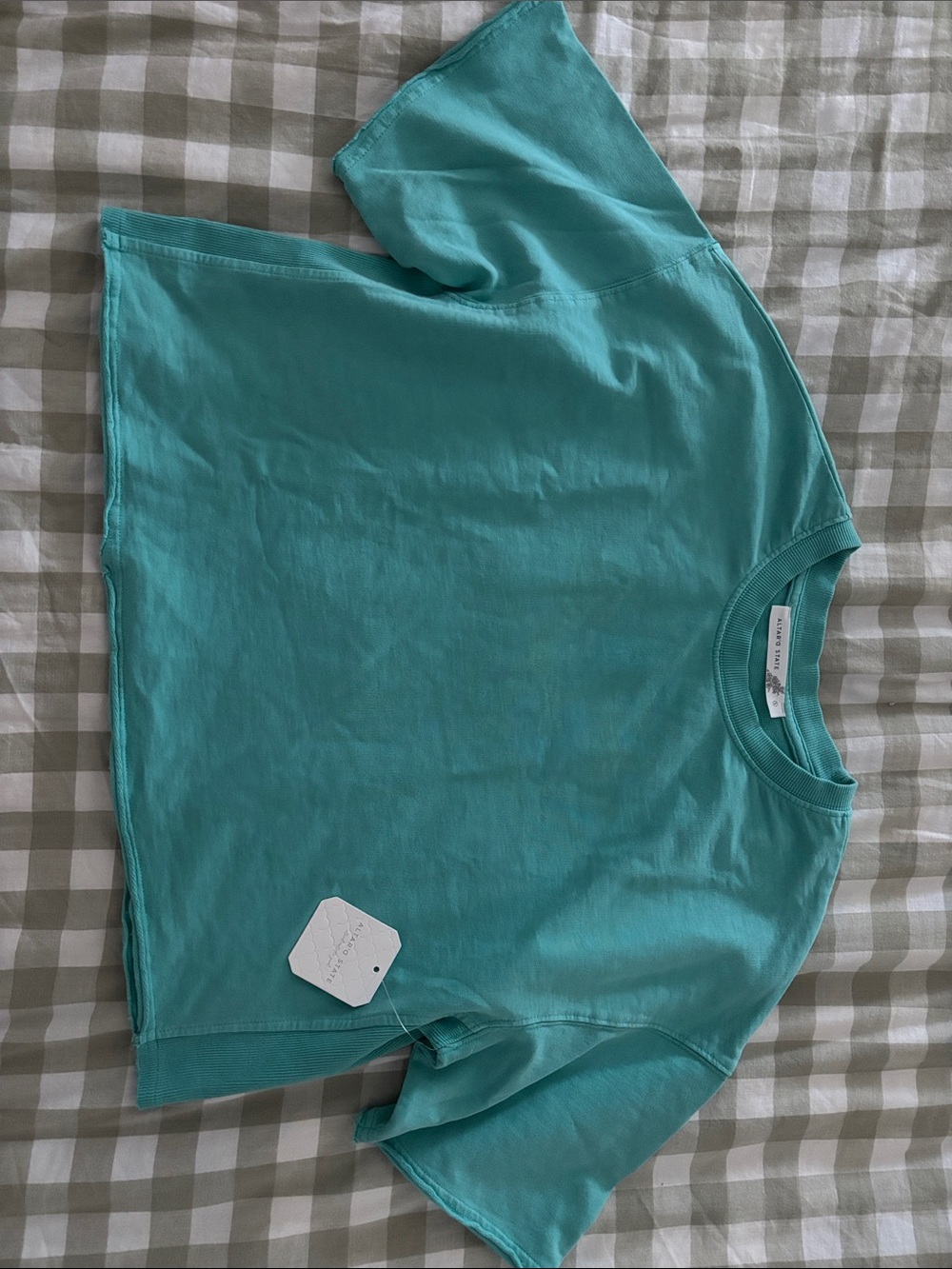 Altar’d State Short Sleeve Tee - Aqua